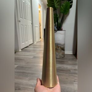 2 Piece Gold Decorative Vase